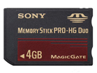 Memory stick Pro-HG duo 4GB